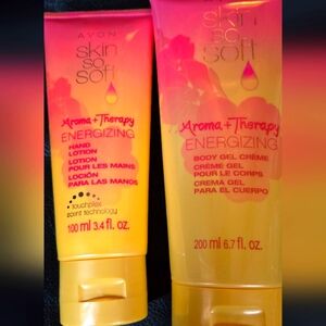 Avon Aroma+Therapy Energizing body gel & hand lotion sz6.7 & 3.4floz